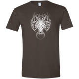 T-Shirts Dark Chocolate / S Cloudy Wolf Men's Semi-Fitted Softstyle