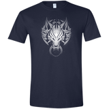 T-Shirts Navy / X-Small Cloudy Wolf Men's Semi-Fitted Softstyle