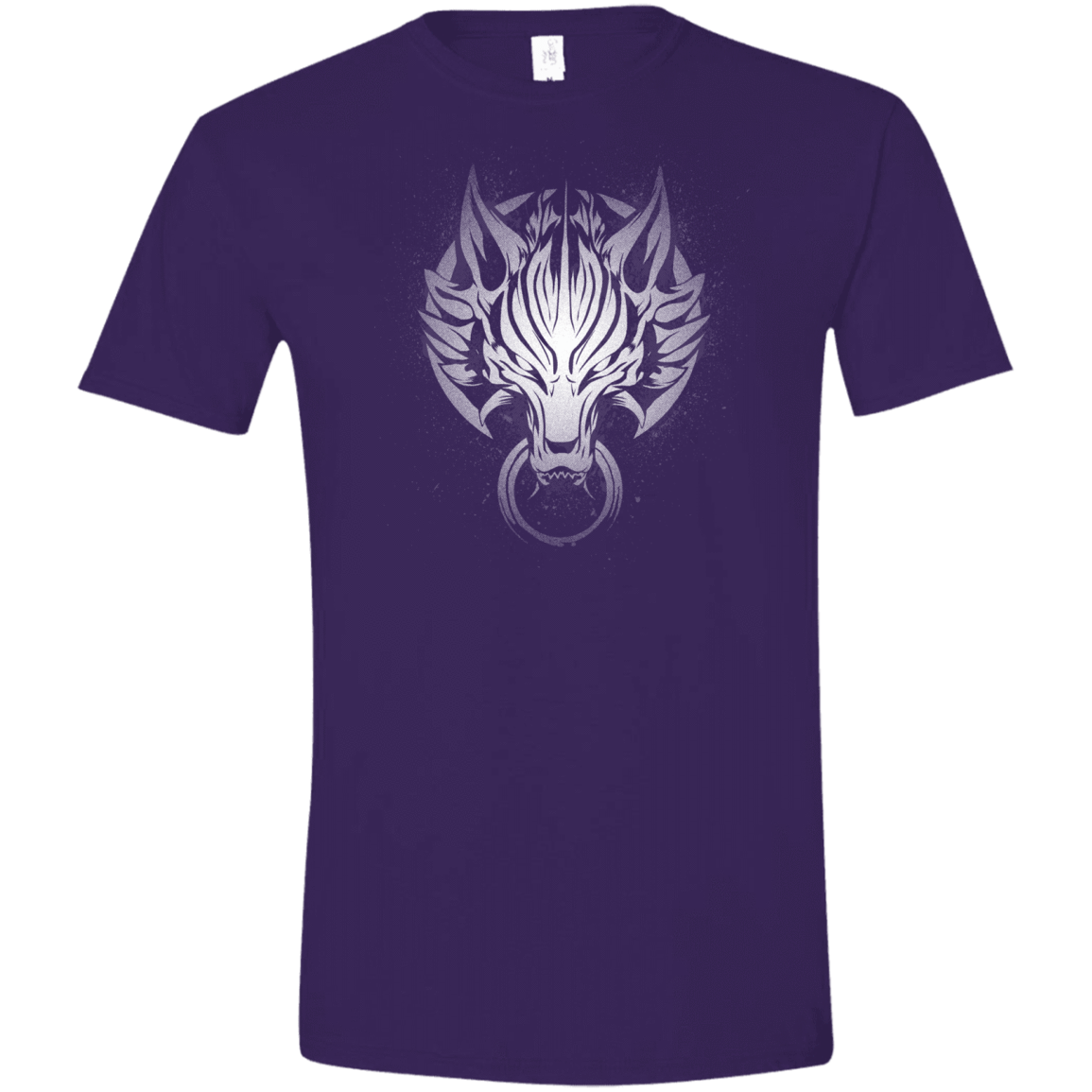 T-Shirts Purple / S Cloudy Wolf Men's Semi-Fitted Softstyle