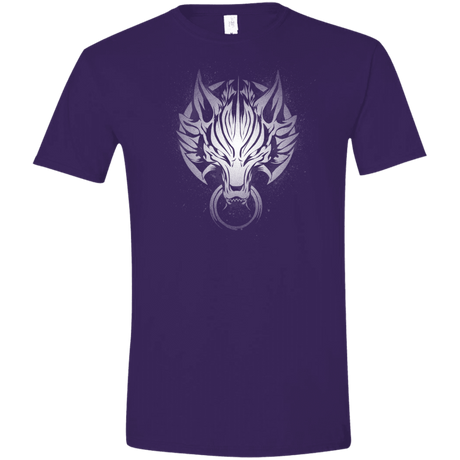 T-Shirts Purple / S Cloudy Wolf Men's Semi-Fitted Softstyle