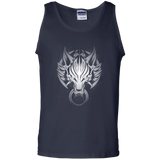 T-Shirts Navy / S Cloudy Wolf Men's Tank Top