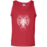 T-Shirts Red / S Cloudy Wolf Men's Tank Top