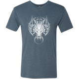 T-Shirts Indigo / S Cloudy Wolf Men's Triblend T-Shirt