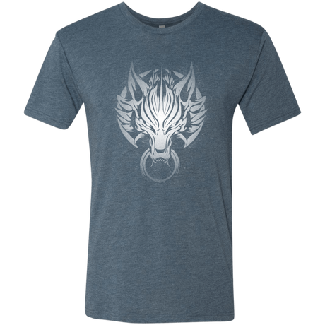 T-Shirts Indigo / S Cloudy Wolf Men's Triblend T-Shirt