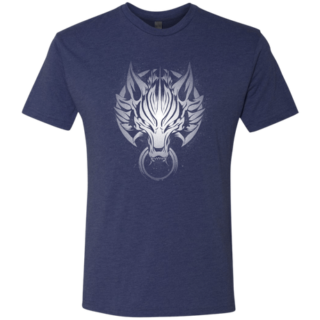 T-Shirts Vintage Navy / S Cloudy Wolf Men's Triblend T-Shirt