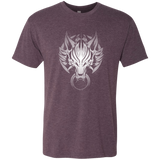T-Shirts Vintage Purple / S Cloudy Wolf Men's Triblend T-Shirt