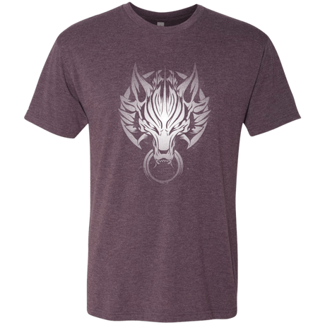 T-Shirts Vintage Purple / S Cloudy Wolf Men's Triblend T-Shirt