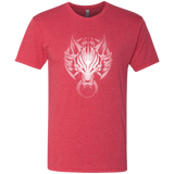 T-Shirts Vintage Red / S Cloudy Wolf Men's Triblend T-Shirt