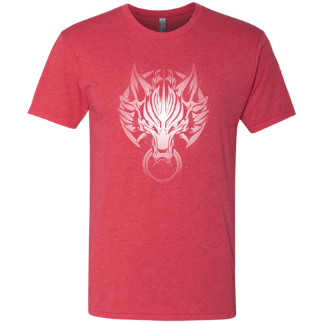 T-Shirts Vintage Red / S Cloudy Wolf Men's Triblend T-Shirt