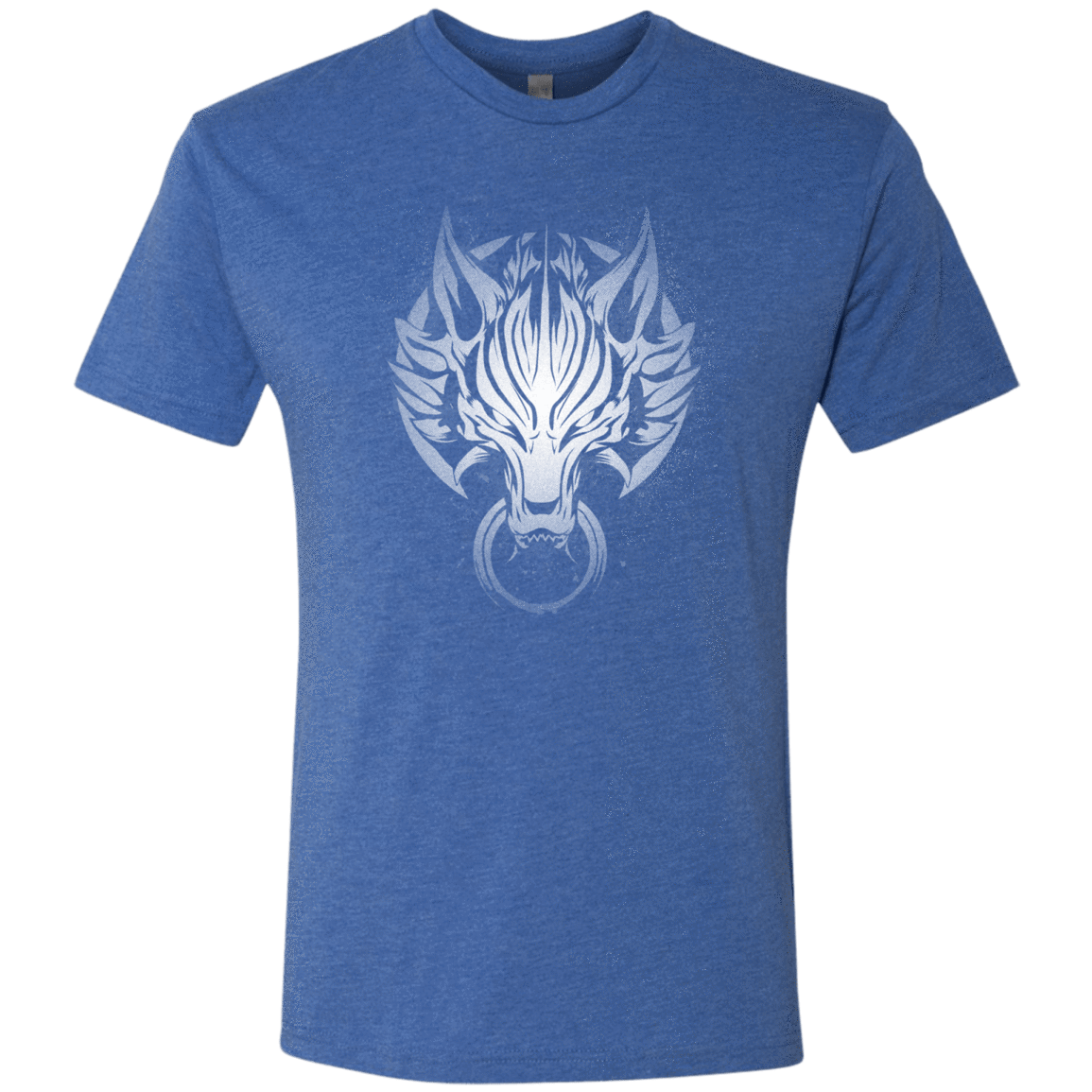 T-Shirts Vintage Royal / S Cloudy Wolf Men's Triblend T-Shirt