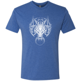 T-Shirts Vintage Royal / S Cloudy Wolf Men's Triblend T-Shirt
