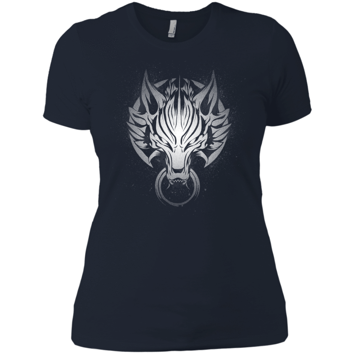 T-Shirts Midnight Navy / X-Small Cloudy Wolf Women's Premium T-Shirt