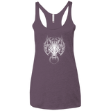 T-Shirts Vintage Purple / X-Small Cloudy Wolf Women's Triblend Racerback Tank