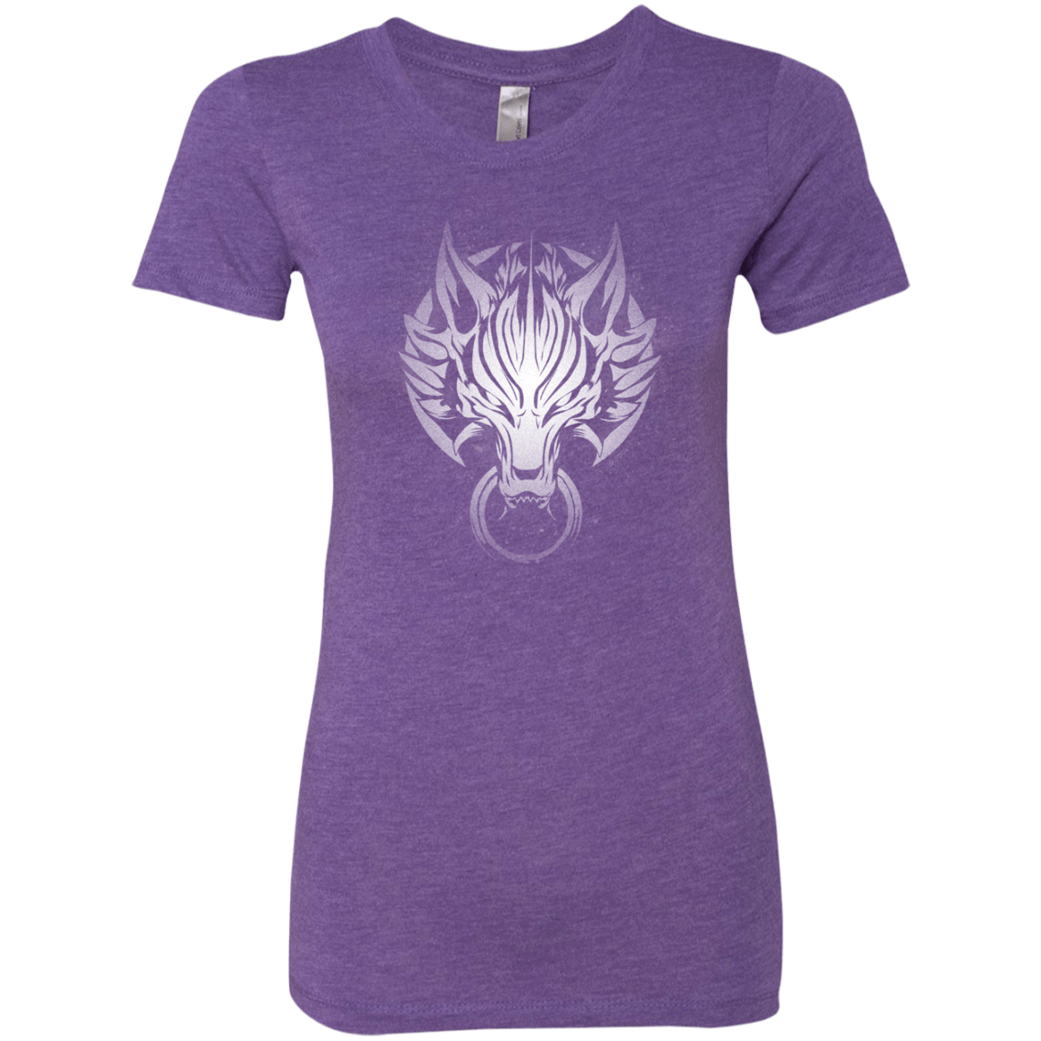 T-Shirts Purple Rush / S Cloudy Wolf Women's Triblend T-Shirt