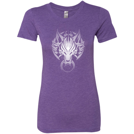 T-Shirts Purple Rush / S Cloudy Wolf Women's Triblend T-Shirt