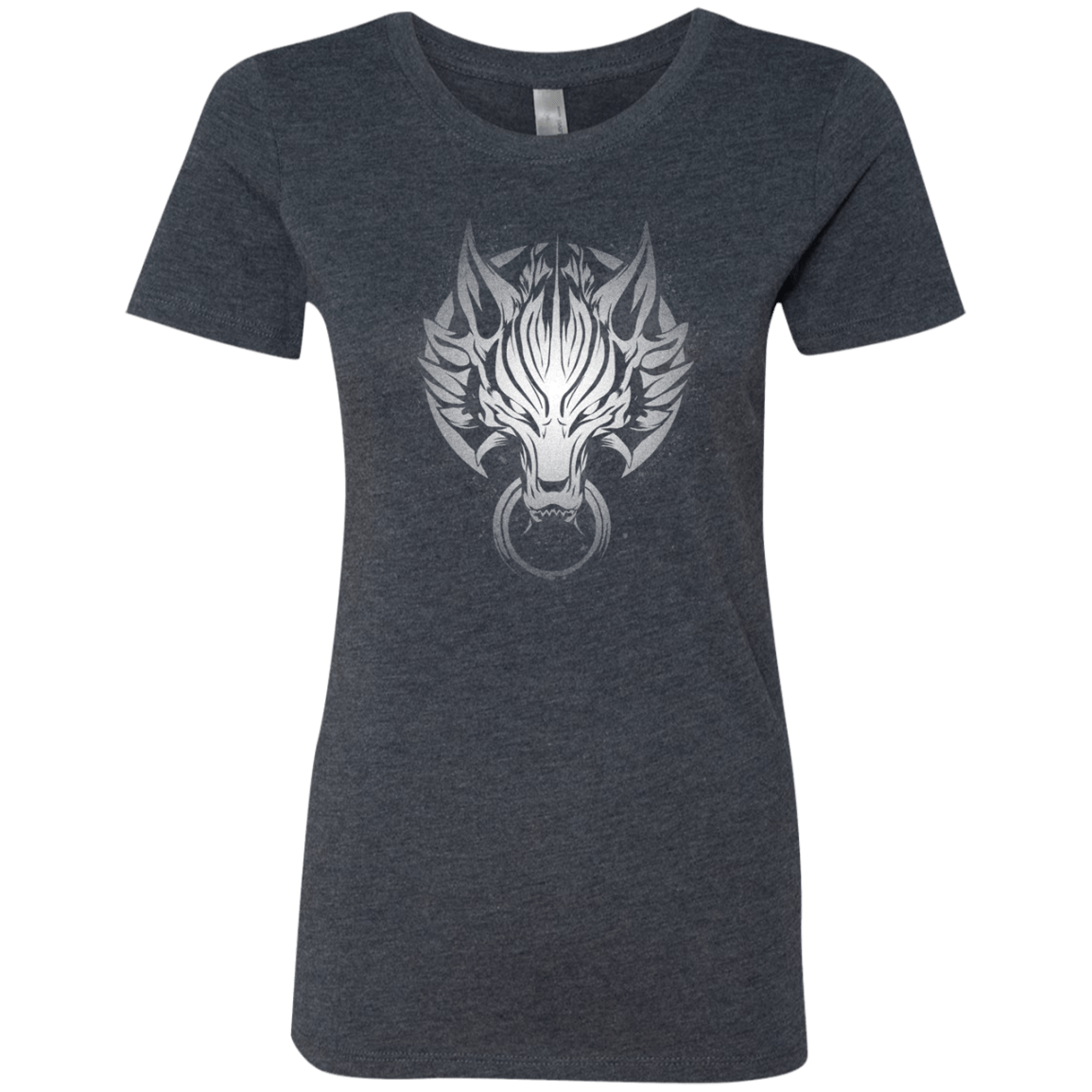 T-Shirts Vintage Navy / S Cloudy Wolf Women's Triblend T-Shirt