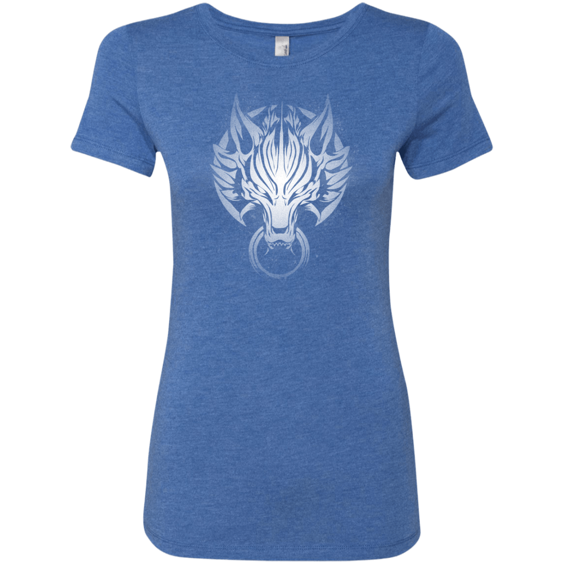 Cloudy Wolf Women's Triblend T-Shirt