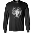 T-Shirts Black / YS Cloudy Wolf Youth Long Sleeve T-Shirt