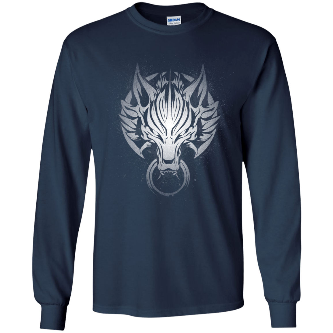 Cloudy Wolf Youth Long Sleeve T-Shirt