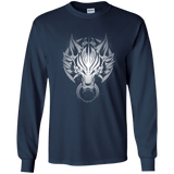 Cloudy Wolf Youth Long Sleeve T-Shirt
