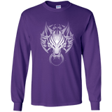 Cloudy Wolf Youth Long Sleeve T-Shirt