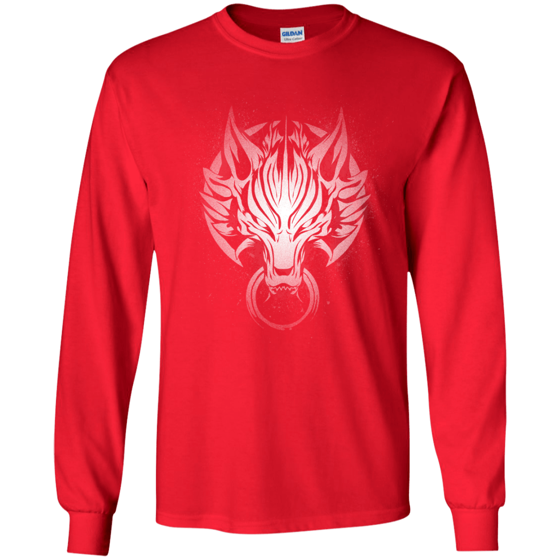 Cloudy Wolf Youth Long Sleeve T-Shirt