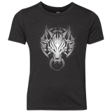T-Shirts Vintage Black / YXS Cloudy Wolf Youth Triblend T-Shirt