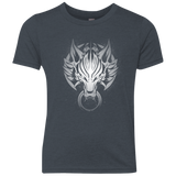 T-Shirts Vintage Navy / YXS Cloudy Wolf Youth Triblend T-Shirt