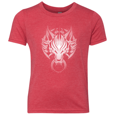 T-Shirts Vintage Red / YXS Cloudy Wolf Youth Triblend T-Shirt