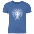 T-Shirts Vintage Royal / YXS Cloudy Wolf Youth Triblend T-Shirt