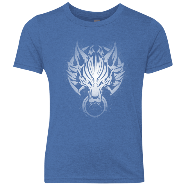 T-Shirts Vintage Royal / YXS Cloudy Wolf Youth Triblend T-Shirt