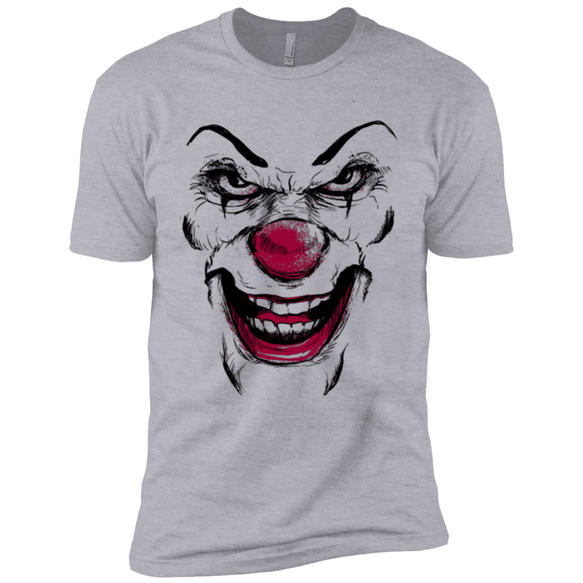 T-Shirts Heather Grey / YXS Clown Face Boys Premium T-Shirt