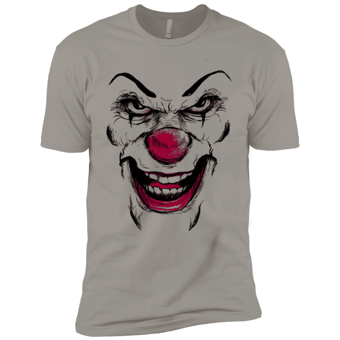 T-Shirts Light Grey / YXS Clown Face Boys Premium T-Shirt