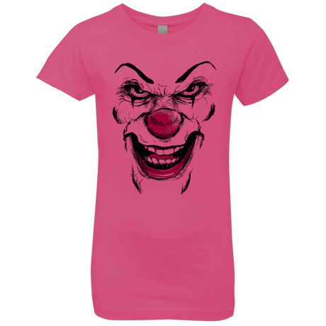 T-Shirts Hot Pink / YXS Clown Face Girls Premium T-Shirt