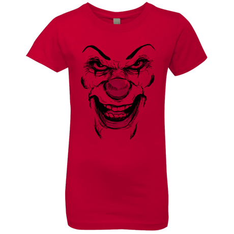 T-Shirts Red / YXS Clown Face Girls Premium T-Shirt