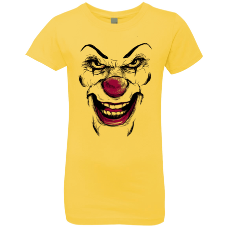 T-Shirts Vibrant Yellow / YXS Clown Face Girls Premium T-Shirt