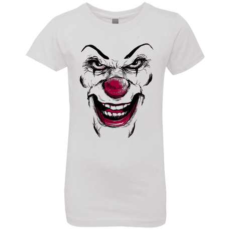 T-Shirts White / YXS Clown Face Girls Premium T-Shirt