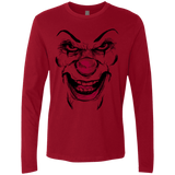 T-Shirts Cardinal / Small Clown Face Men's Premium Long Sleeve
