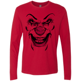 T-Shirts Red / Small Clown Face Men's Premium Long Sleeve