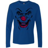 T-Shirts Royal / Small Clown Face Men's Premium Long Sleeve