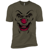 T-Shirts Military Green / X-Small Clown Face Men's Premium T-Shirt