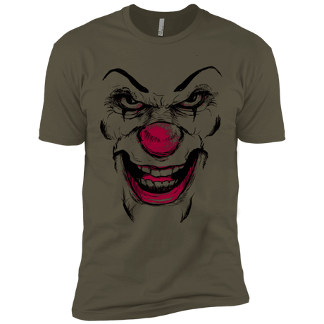 T-Shirts Military Green / X-Small Clown Face Men's Premium T-Shirt