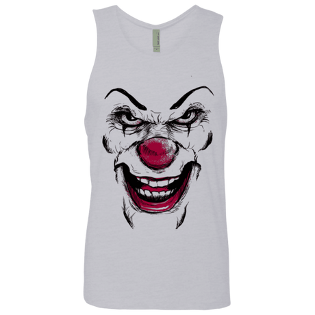 T-Shirts Heather Grey / Small Clown Face Men's Premium Tank Top