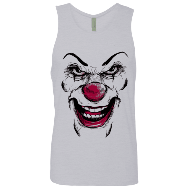 T-Shirts Heather Grey / Small Clown Face Men's Premium Tank Top