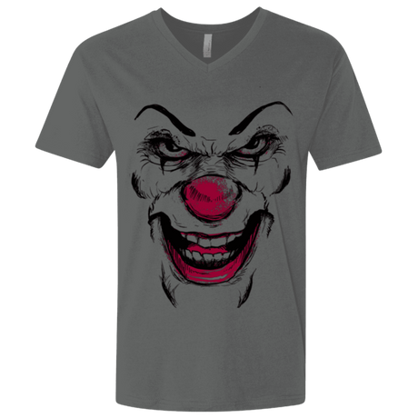T-Shirts Heavy Metal / X-Small Clown Face Men's Premium V-Neck