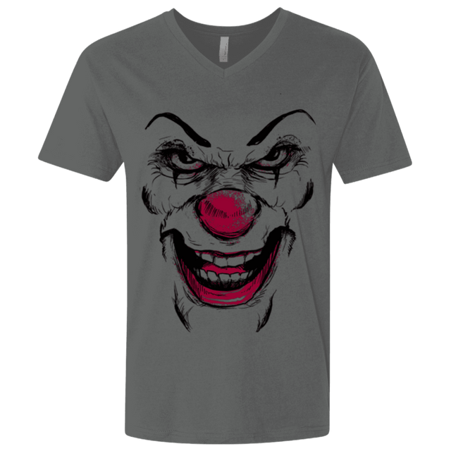 T-Shirts Heavy Metal / X-Small Clown Face Men's Premium V-Neck