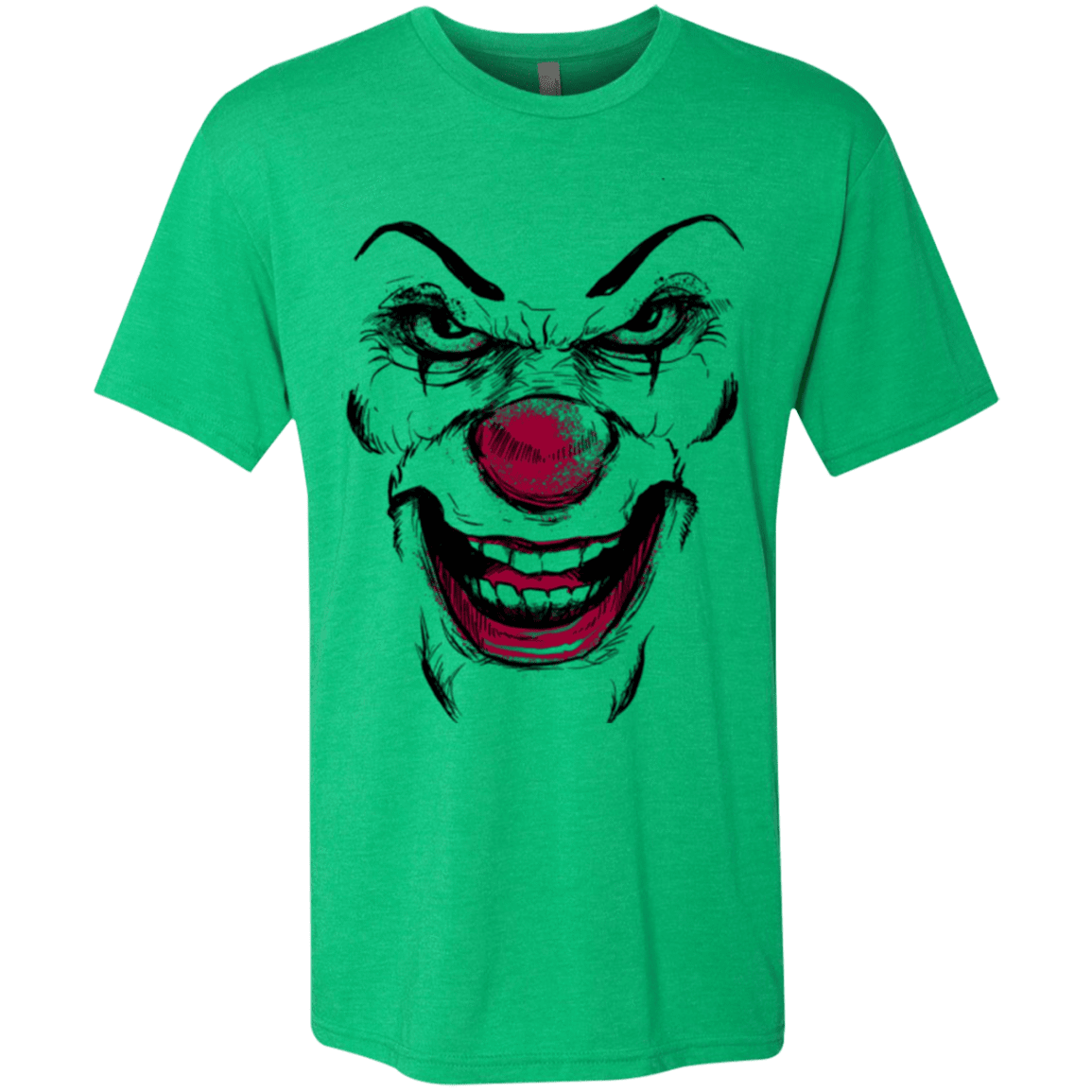 T-Shirts Envy / Small Clown Face Men's Triblend T-Shirt