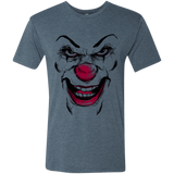 T-Shirts Indigo / Small Clown Face Men's Triblend T-Shirt