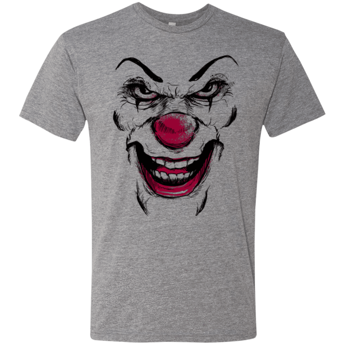 T-Shirts Premium Heather / Small Clown Face Men's Triblend T-Shirt