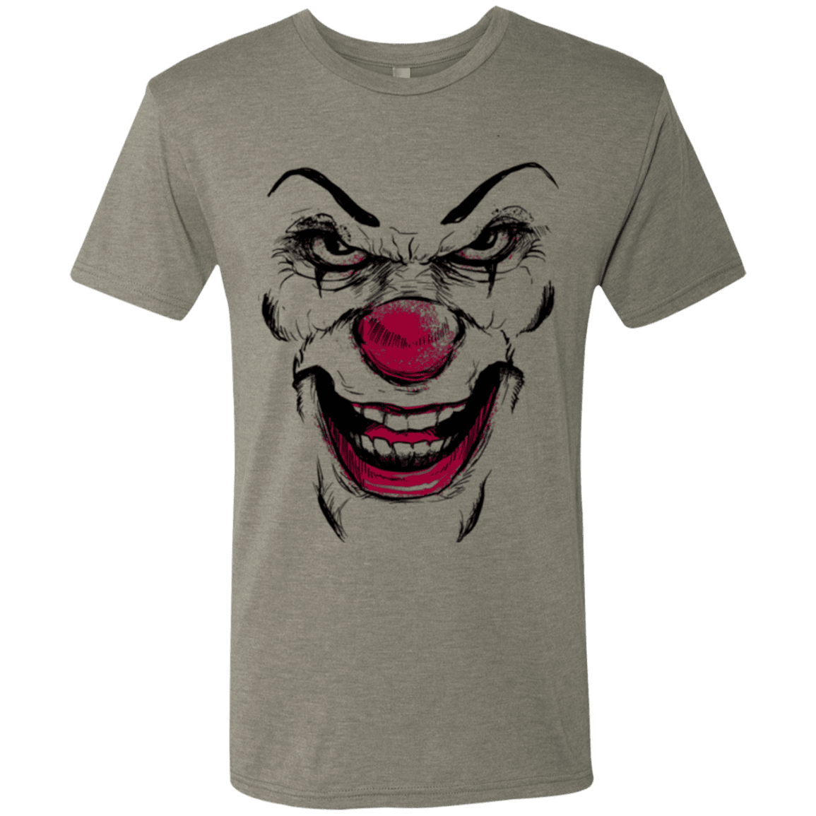 T-Shirts Venetian Grey / Small Clown Face Men's Triblend T-Shirt